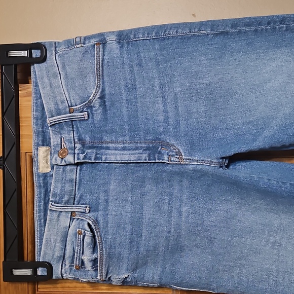 Mother High-Waisted Looker Ankle Fray Skinny Distessed Jeans - Picture 6 of 14